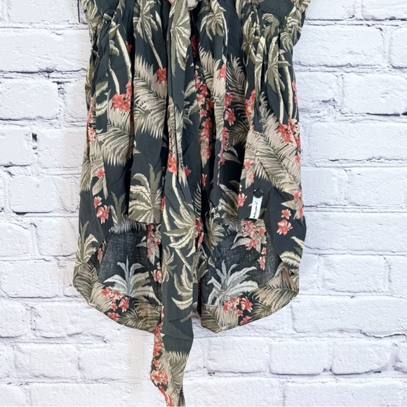 New One Teaspoon Palm Kingston Playsuit Romper Black Floral Size XS - Picture 6 of 10